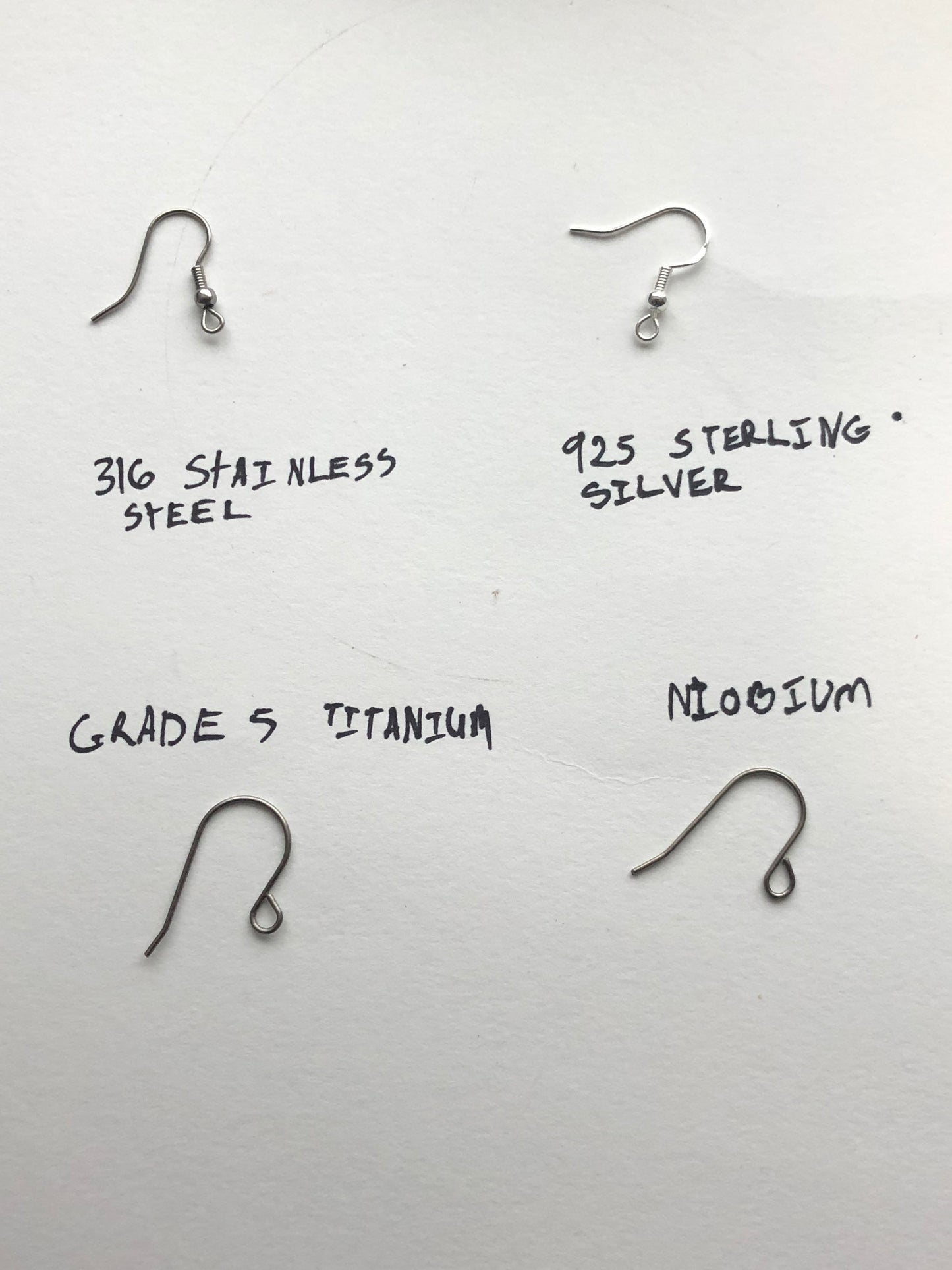 Bowie Knife Earrings - Hypoallergenic Options